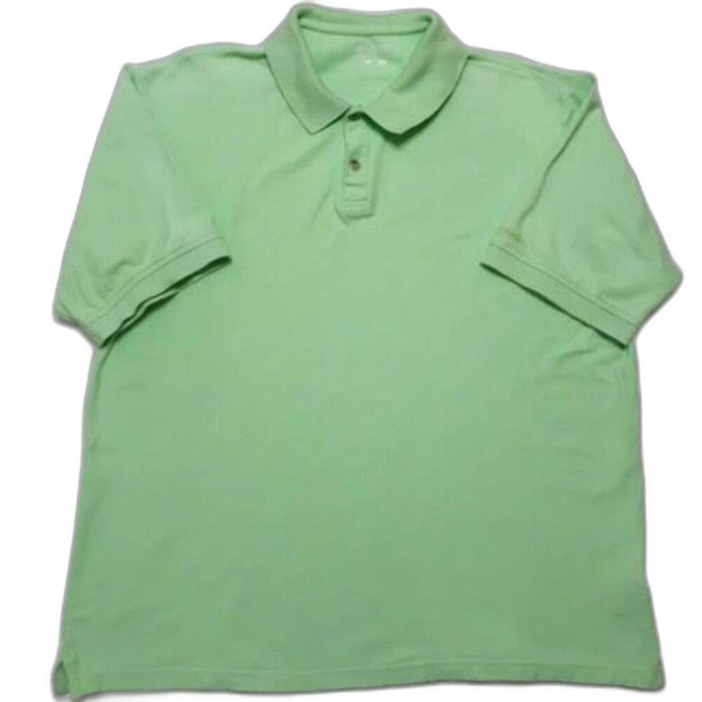 Columbia Sportswear Company Mens Sz Large Short Sleeve Polo Shirt Green